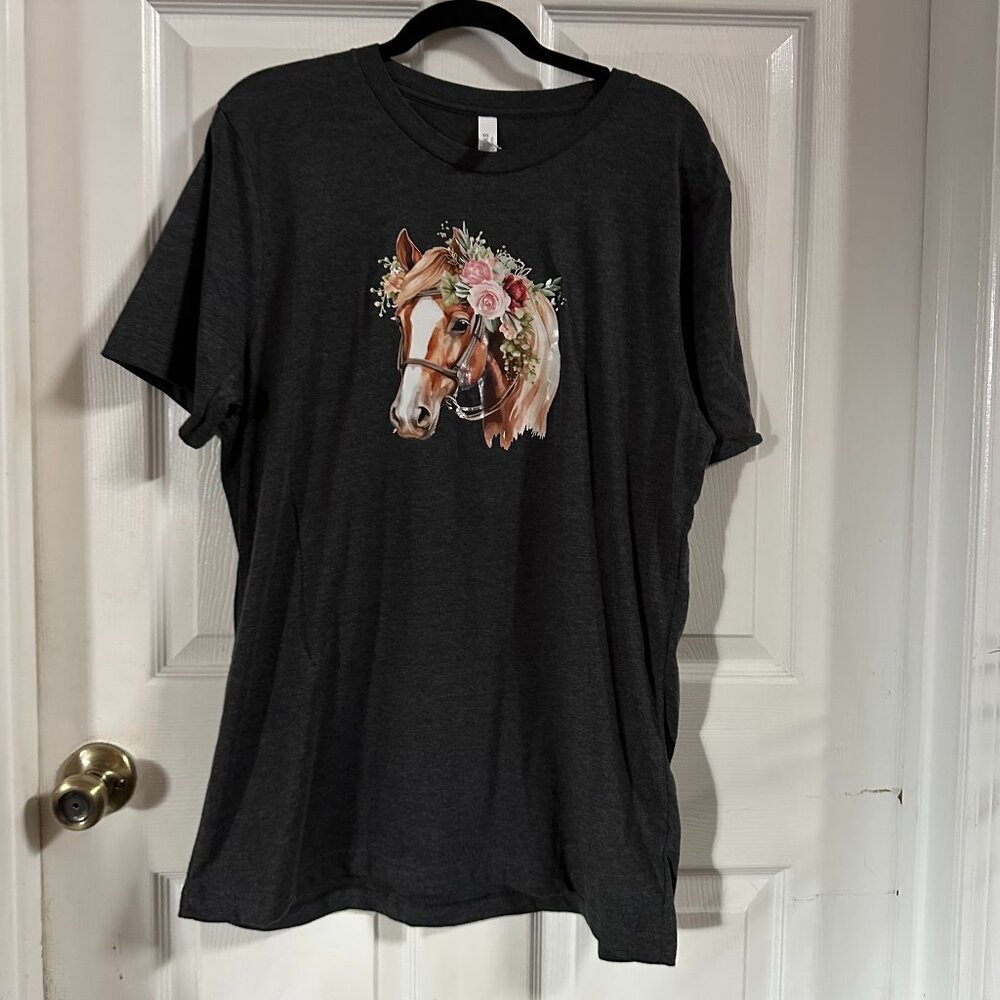 NEW Handcrafted Horse Shirt Size Large